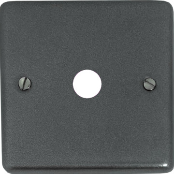 contour pewter toggle grid plate (1 gang) front fc0825