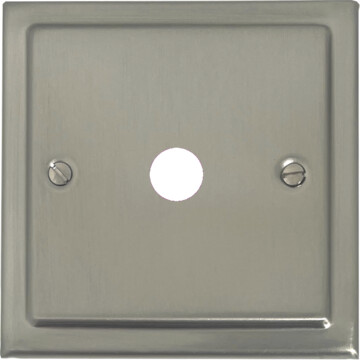 satin nickel toggle grid plate (1 gang) front fc0825