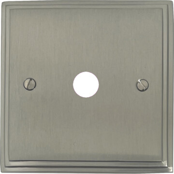 victorian satin nickel toggle grid plate (1 gang) front fc0825
