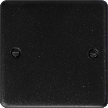 contour graphite single blank plate front fc0825