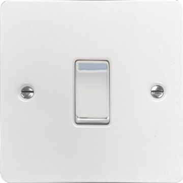 flat white intermediate switch (chrome switch) front fc0825