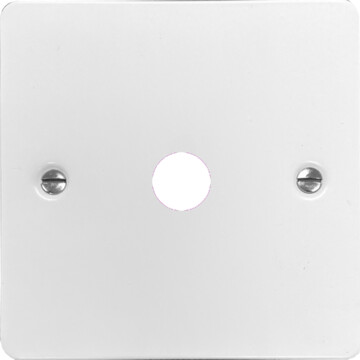 flat white toggle grid plate (1 gang) front fc0825