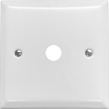 spectrum white toggle grid plate (1 gang) front fc0825