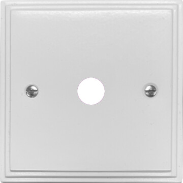 victorian white toggle grid plate (1 gang/polished brass switch) front fc0825