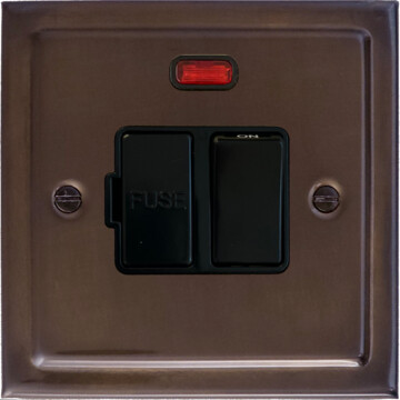 victorian medium bronze switched fused spur with neon front fc0825