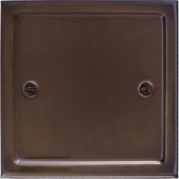 victorian medium bronze single blank plate front fc0825