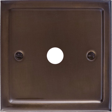 victorian medium bronze toggle grid plate (1 gang) front fc0825