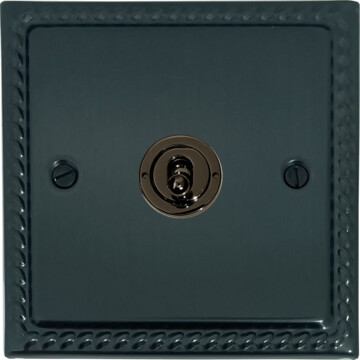 georgian black bronze intermediate toggle switch front fc0825