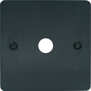 flat black bronze toggle grid plate (1 gang/choice of toggle) front fc0825