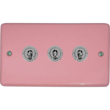 contour gloss pink toggle switch (3 gang) front fc0825