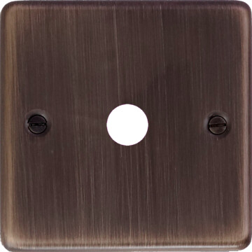 contour antique copper toggle grid plate (1 gang) front fc10825