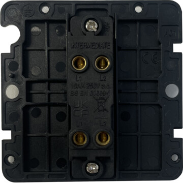 georgian antique brass intermediate switch back bc0825