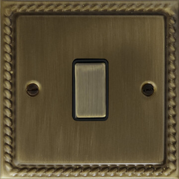 Georgian Antique Brass Intermediate Switch