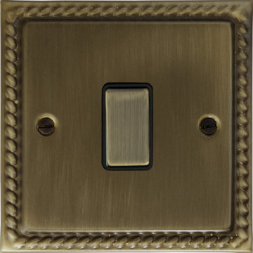 georgian antique brass intermediate switch front fc20825