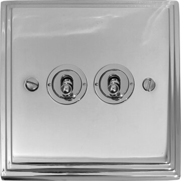 Chrome Toggle Light Switches