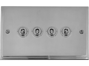 Chrome Toggle Light Switches