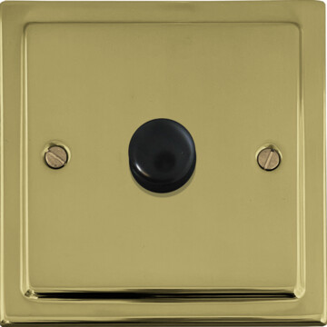 trimline black bronze led dimmer (1 gang) front fc20825