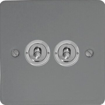 Grey Toggle Light Switches