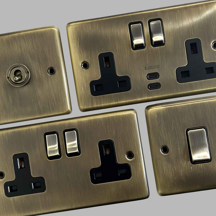 Contoured Rounded Plug Socket G&H Electrical Accessories from Socket Store