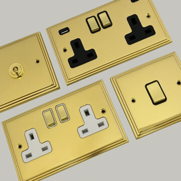 Victorian Cast Polished Brass