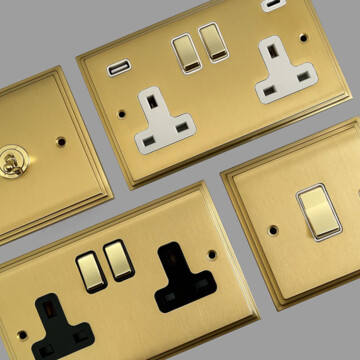 Victorian Cast Satin Brass