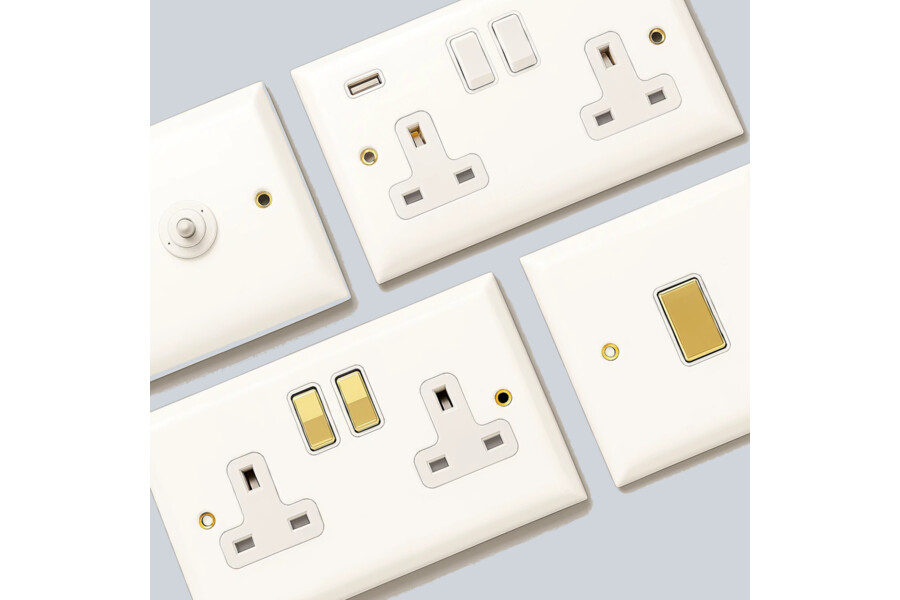 Spectrum White Sockets and Switches from Socket Store