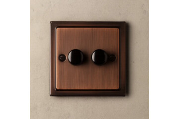 Antique Copper on a modern background