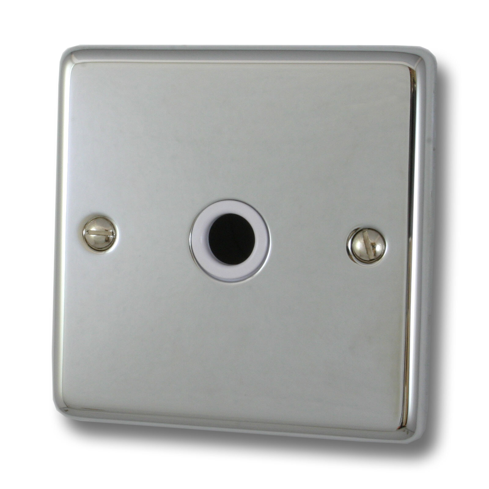 G+H Polished Chrome Flex Outlet (White Insert)