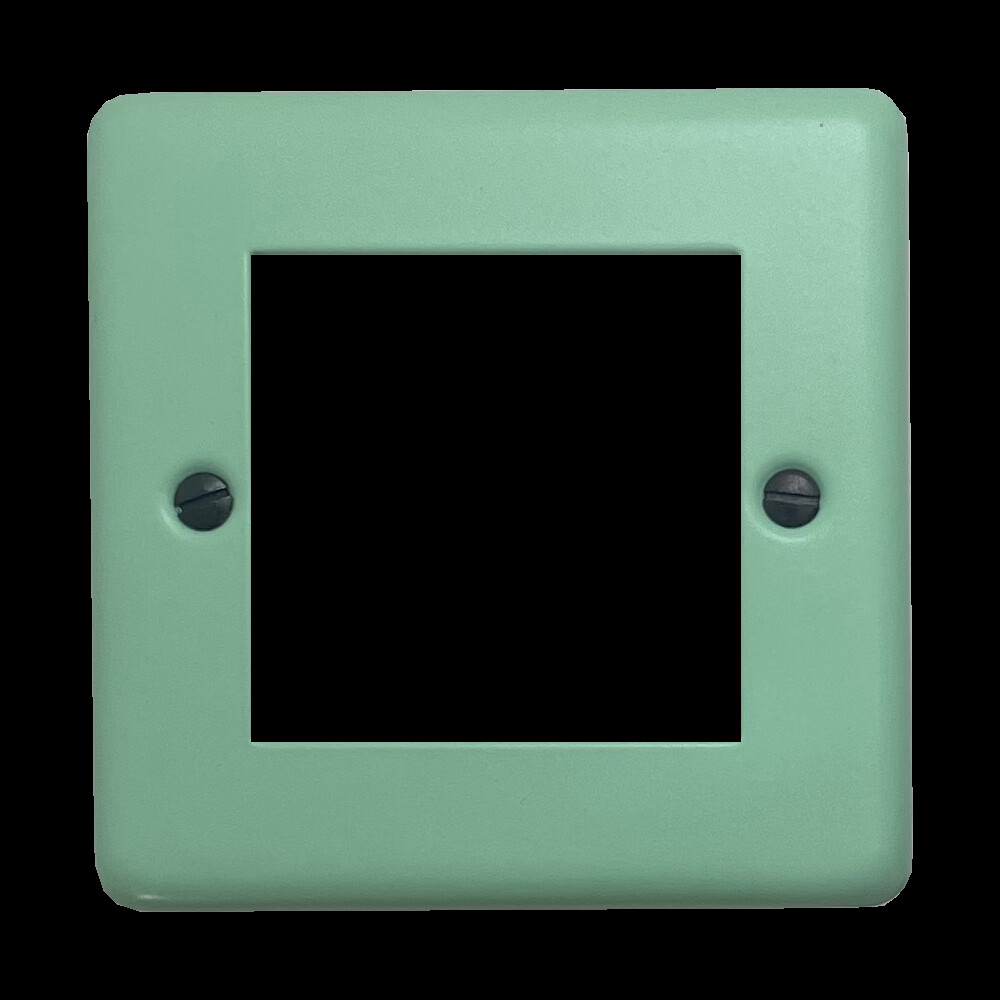 G+H Contour Peppermint Green Modular Plate (1 Gang/2 Module/Plate Only)