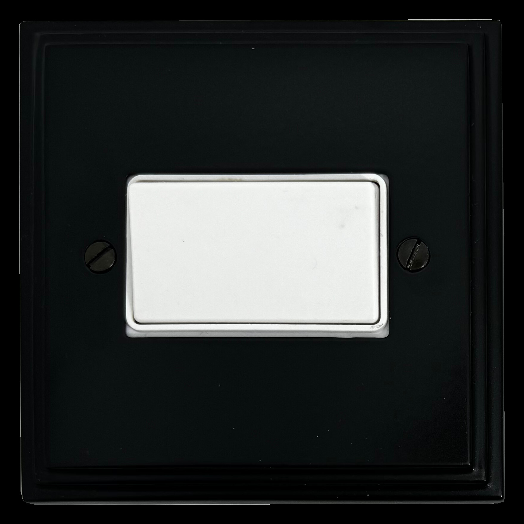 G+H Victorian Matt Black Fan Isolator Switch from Socket Store