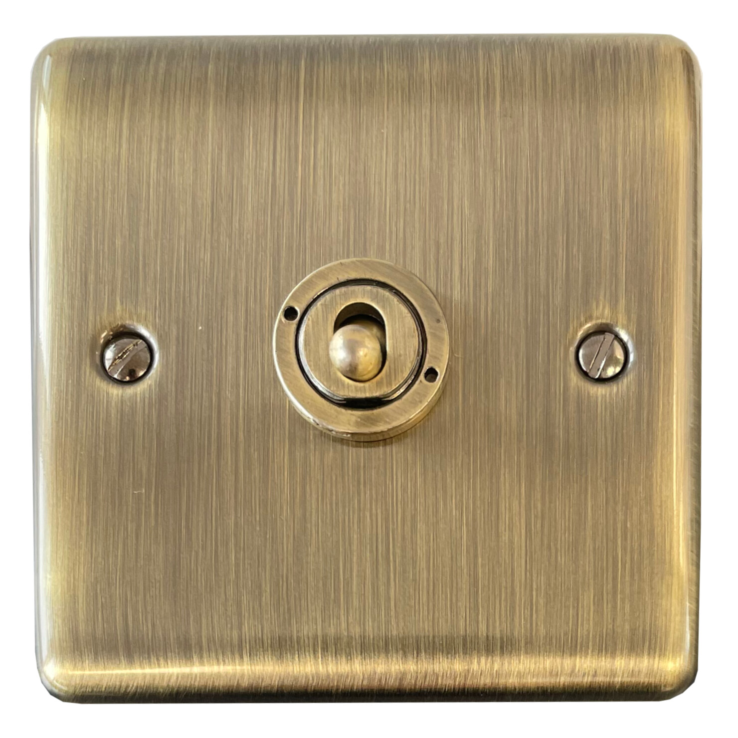 Antique Brass Toggle Switch (1 Gang)